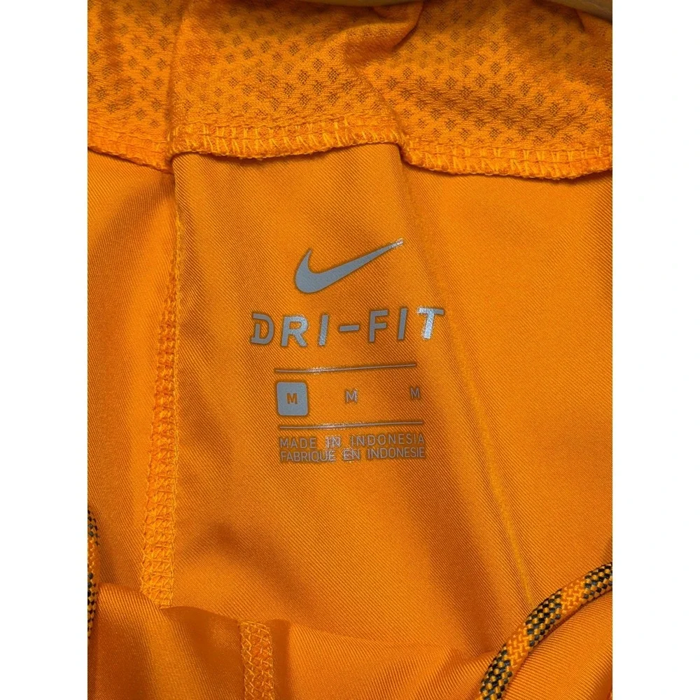 Nike NCAA Tennessee Volunteers Dri-FIT Orange Football Shorts Checkerboard Sz M